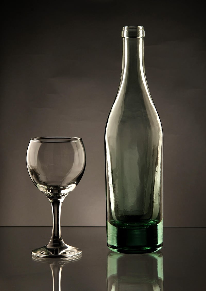 Upcycled Glass Bottle Lamp
